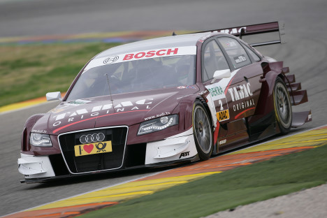 Den nu brune Audi A4-DTM racer